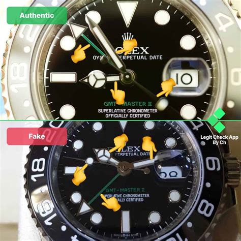 rolex gmt fake vs real|how to detect a fake rolex.